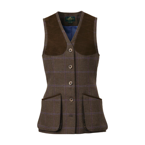 Laksen Pippa Ladies Tweed Beauly Shooting Vest