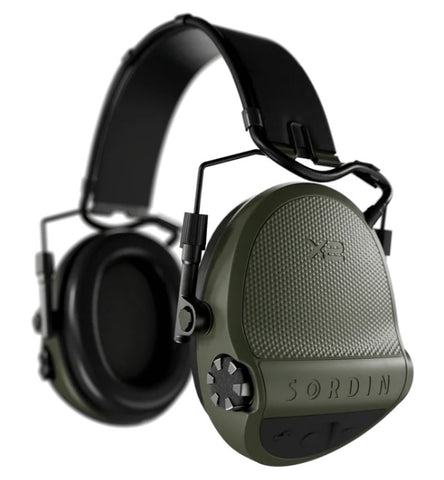 Sordin Supreme X2 Leather Ear Defenders With Memory Foam